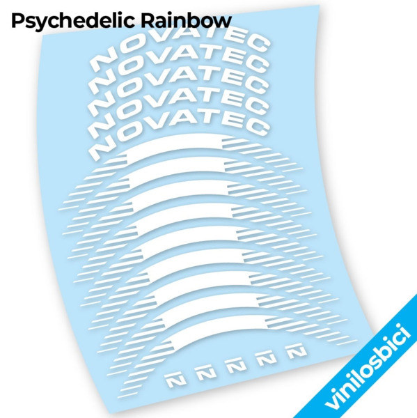 Novatec R3 Disc Pegatinas en vinilo adhesivo llanta (20)