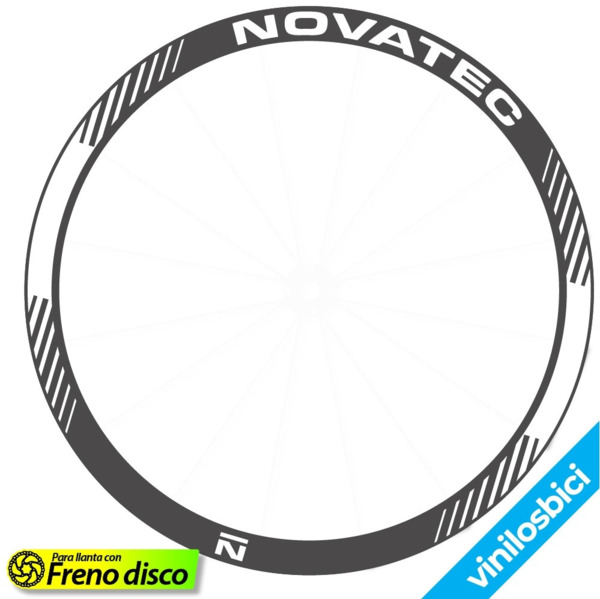 Novatec R3 Disc Pegatinas en vinilo adhesivo llanta (25)