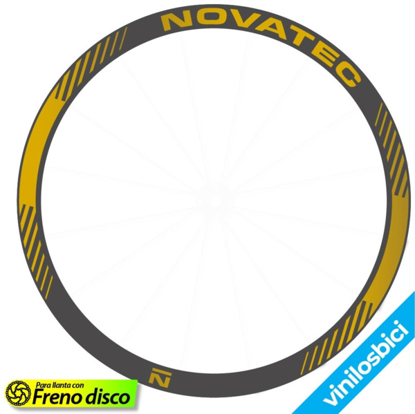 Novatec R3 Disc Pegatinas en vinilo adhesivo llanta (26)