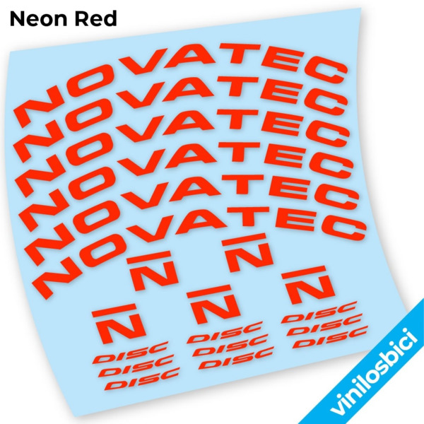 Novatec R3 Disc Pegatinas en vinilo adhesivo llantas carretera (16)