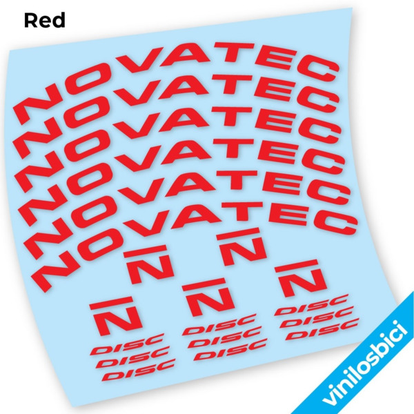 Novatec R3 Disc Pegatinas en vinilo adhesivo llantas carretera (20)