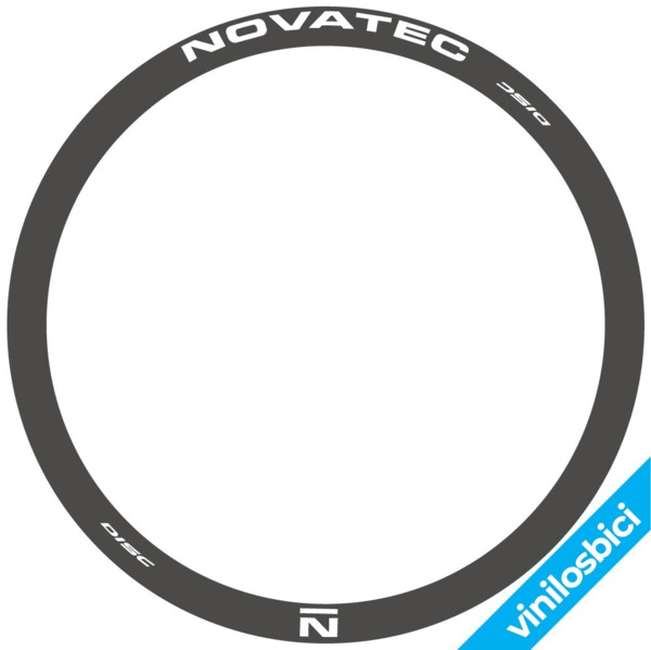 Novatec R3 Disc Pegatinas en vinilo adhesivo llantas carretera (25)