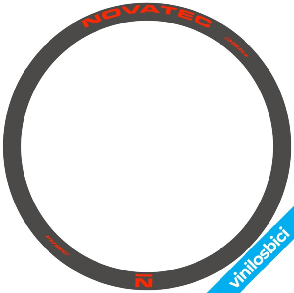 Novatec R3 Disc Pegatinas en vinilo adhesivo llantas carretera (26)