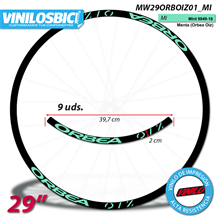 Orbea Oiz pegatinas en vinilo adhesivo llantas