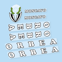 Orbea Moncayo, pegatinas en vinilo adhesivo bici clásica
