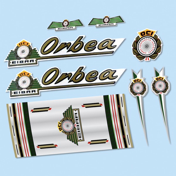 Orbea Eibar pegatinas en vinilo adhesivo bici clásica