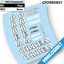 Orbea Sierra Nevada, pegatinas en vinilo adhesivo bici clásica