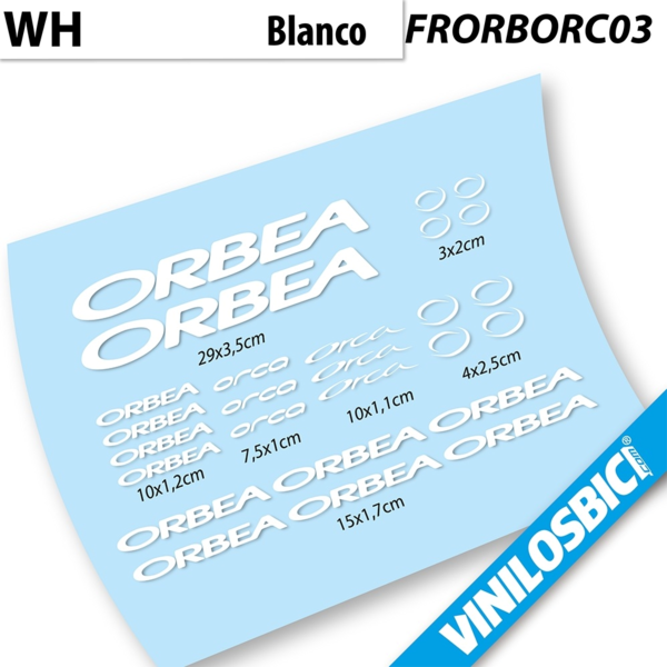 Orbea Orca Pegatinas en vinilo adhesivo Cuadro (1)