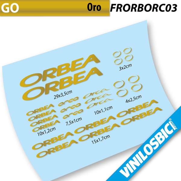 Orbea Orca Pegatinas en vinilo adhesivo Cuadro (4)