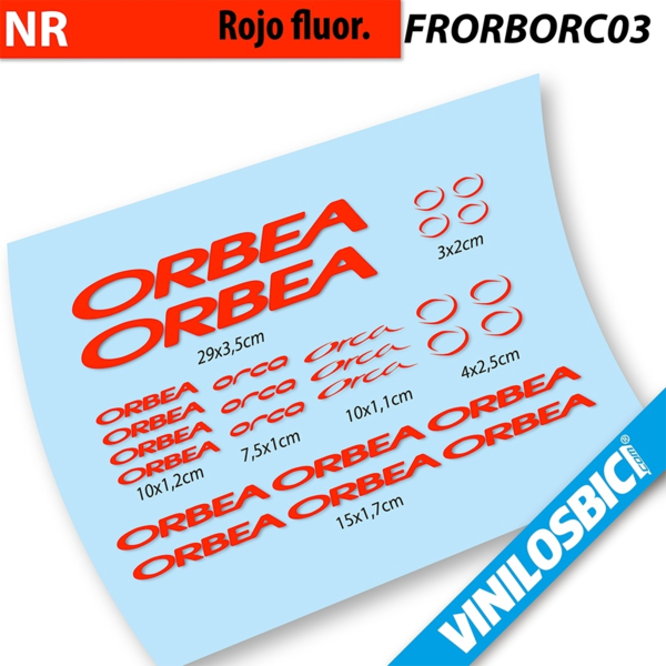Orbea Orca Pegatinas en vinilo adhesivo Cuadro (7)