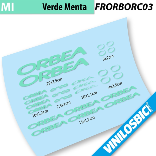 Orbea Orca Pegatinas en vinilo adhesivo Cuadro (9)