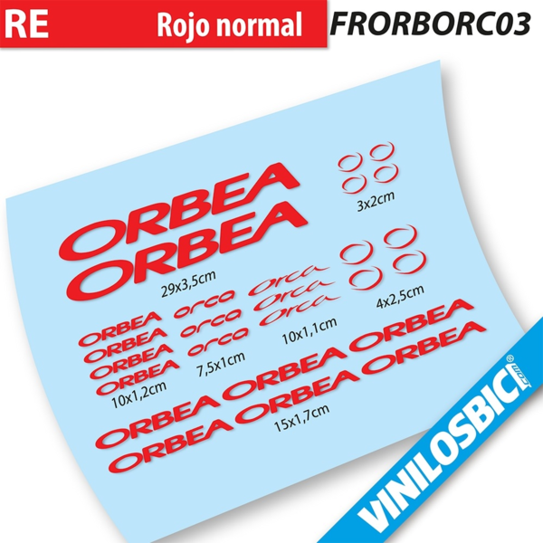 Orbea Orca Pegatinas en vinilo adhesivo Cuadro (11)