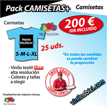 Pack CAMISETAS+