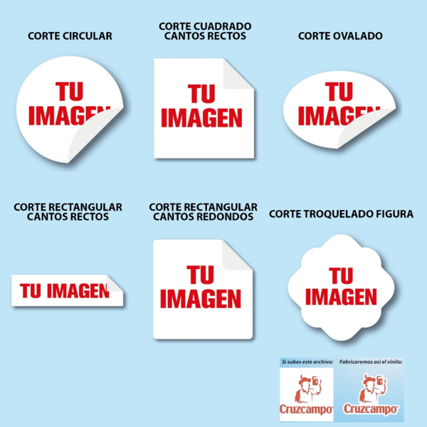 Pack vinilos adhesivos diseño propio (Vinilo CON FONDO impreso+laminado) (1)