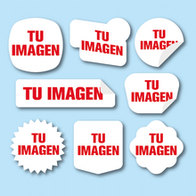 Pack vinilos adhesivos diseño propio (Vinilo CON FONDO impreso+laminado)