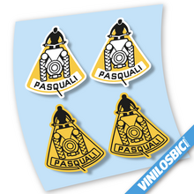 Logo Pasquali, pegatinas vinilo adhesivo para tractor