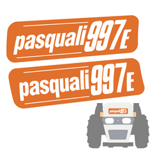 Pasquali 997E Pegatinas en vinilo adhesivo Tractor