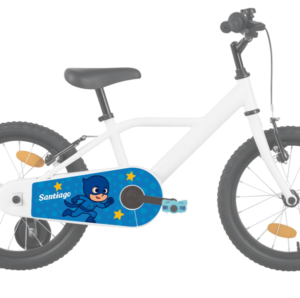 Pegatinas en vinilo adhesivo compatibles con Btwin 100 Inut 16” blanca – Bici infantil 4,5 a 6 años – Adhesivos resistentes (1)