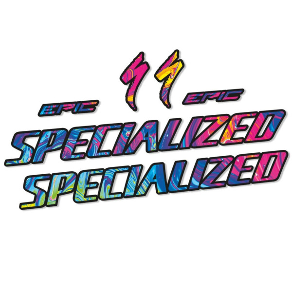 Pegatinas en vinilo adhesivo compatibles con Cuadro Specialized Epic Evo Expert 2022 (17)