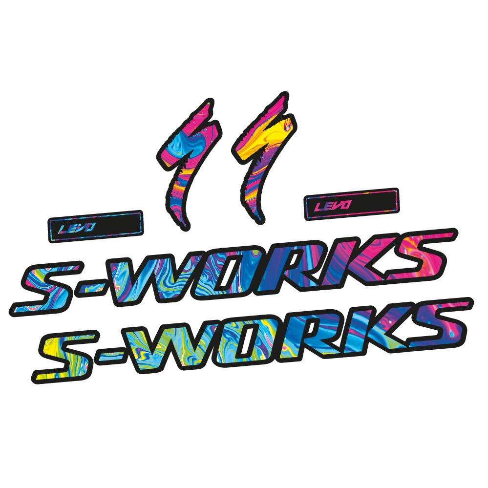 Pegatinas en vinilo adhesivo Compatibles con Cuadro Specialized Turbo Levo S-Works Gen3 2022 (17)
