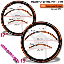 Pegatinas llantas KTM Adventure (vinilos adhesivos)