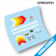 Peugeot 1960 pegatinas en vinilo adhesivo bici clásica