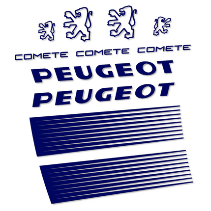 ▷Pegatinas Bicicleta Clásica Peugeot Comete