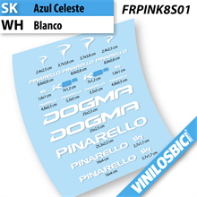 Pinarello Dogma K8S vinilos adhesivos para cuadro