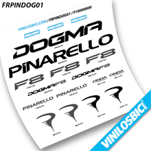 Pinarello Dogma F8 vinilos adhesivos para cuadro