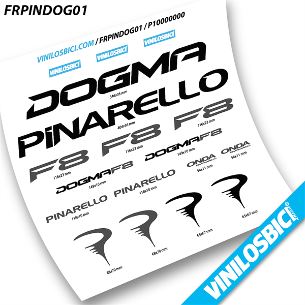 Pinarello Dogma F8 vinilos adhesivos para cuadro
