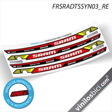 Sram DT Swiss Maxxis Syncross vinilos adhesivos basculante
