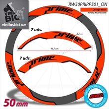 Prime pegatinas vinilo adhesivo llanta perfil 50mm