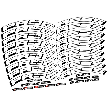 Pegatinas para Llanta Carretera Progress Airspeed 44 Disc perfil 44 mm en vinilo adhesivo stickers graphics calcas adesivi autocollants