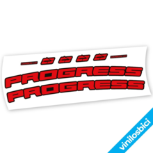 Progress PG-235 MTB Carbon Cockpit -17º Pegatinas en vinilo adhesivo Manillar