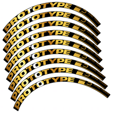 Proto. Pro Tour Disc 2018 Pegatinas en vinilo adhesivo Llantas MTB