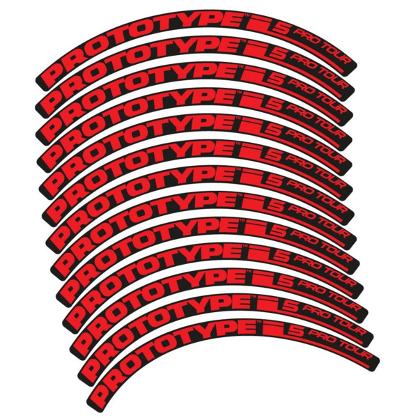 Proto. Pro Tour 2016 Pegatinas en vinilo adhesivo Llanta MTB (19)