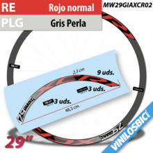 Giant XCR1 Pegatinas en vinilo adhesivo llantas