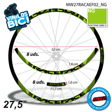 RaceFace Aeffect vinilos adhesivos llanta 27,5"