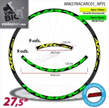 RaceFace Arc30 vinilos adhesivos llanta 27,5"