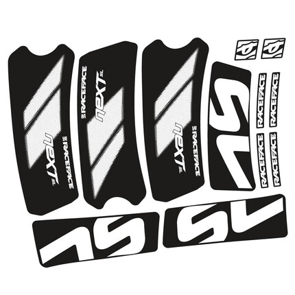 Pegatinas para Bielas RaceFace Next SL G5 2022 en vinilo adhesivo vinilo adhesivo stickers decals graphics calcas vinilos vinyl