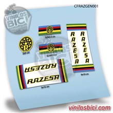 Pegatinas Bicicleta Clásica Razesa