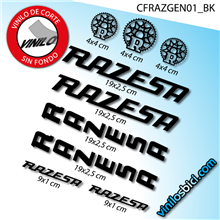 Pegatinas Bicicleta Clásica Razesa