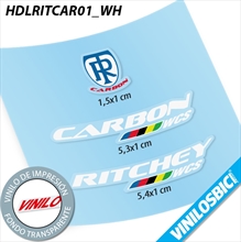 Ritchey Carbon pegatinas en vinilo adhesivo manillar