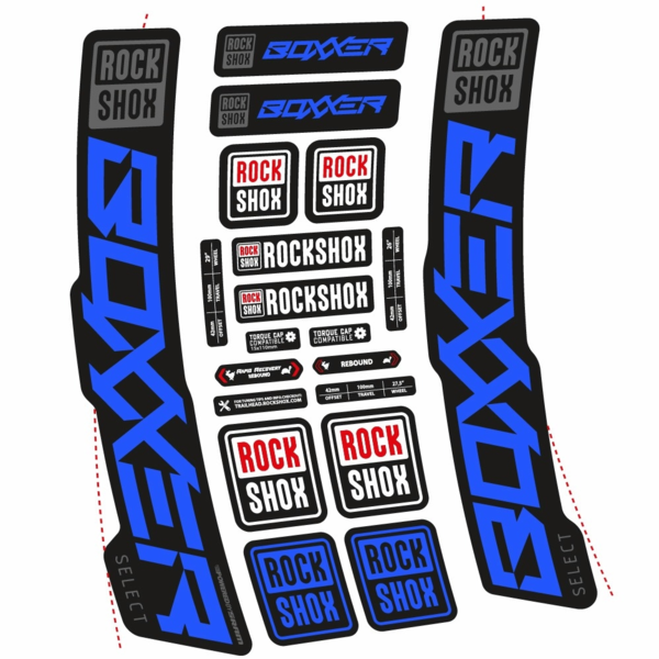 Rock Shox Boxxer Select 2021 Pegatinas en vinilo adhesivo  Horquilla (5)