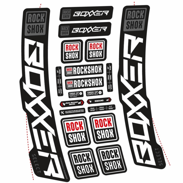 Rock Shox Boxxer Select 2021 Pegatinas en vinilo adhesivo  Horquilla (6)