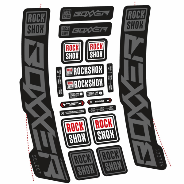 Rock Shox Boxxer Select 2021 Pegatinas en vinilo adhesivo  Horquilla (7)