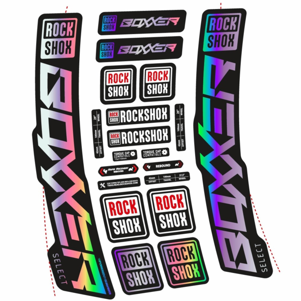 Rock Shox Boxxer Select 2021 Pegatinas en vinilo adhesivo  Horquilla (8)