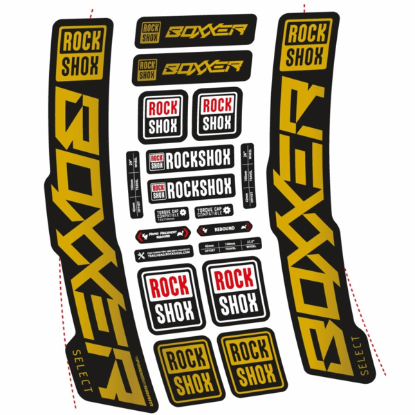 Rock Shox Boxxer Select 2021 Pegatinas en vinilo adhesivo  Horquilla (13)