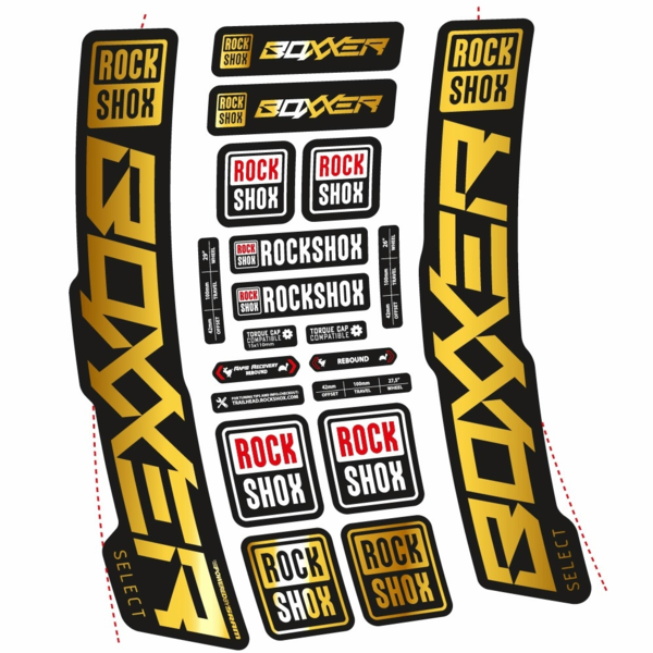 Rock Shox Boxxer Select 2021 Pegatinas en vinilo adhesivo  Horquilla (14)