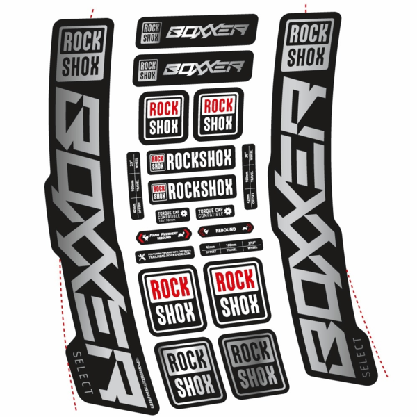 Rock Shox Boxxer Select 2021 Pegatinas en vinilo adhesivo  Horquilla (16)